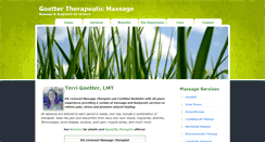 Desktop Screenshot of goettermassage.com